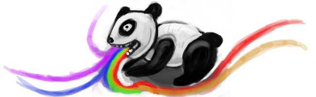 \<img src=http://cache.toribash.com/forum/images/smileys2/biggrin.gif border=0 alt= title=Biggrin class=inlineimg />/ RAINBOW PANDAAAAA \<img src=http://cache.toribash.com/forum/images/smileys2/biggrin.gif border=0 alt= title=Biggrin class=inlineimg />/